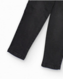 Pantalon cargo noir pour garçon avec taille élastique