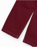 Pantalon garçon en bordeaux avec broderie "DOG"