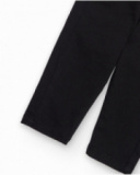 Pantalon long pour garçon en noir avec poches arrière et taille élastique