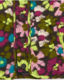 Veste en maille pour fille à imprimé floral multicolore