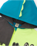 Sweat à capuche pour garçon en bleu avec motif dragon