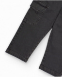 Pantalon cargo pour garçon en gris foncé avec poches latérales