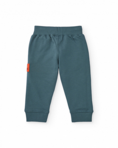 Pantalon en molleton pour garçon avec détail latéral