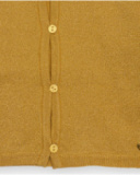 Gilet fille en maille dorée brillante