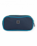 Trousse scolaire bleue pour garçon avec imprimé extraterrestres et planètes.