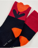 Lot de chaussettes pour fille multicolores avec imprimé cœurs