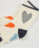 Lot de chaussettes pour fille multicolores avec imprimé cœurs
