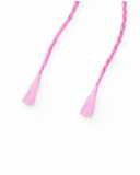 Barrettes pour fille avec tresse rose et couronne en paillettes multicolores