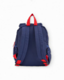 Sac à dos bleu pour garçon avec motif tigre et ballon