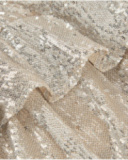 Jupe argentée à sequins et volants pour fille