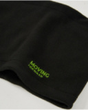 Ensemble bandeau et tour de cou polaire noir avec message fluo