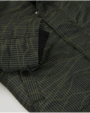 Manteau matelassé vert à motif géométrique pour garçon