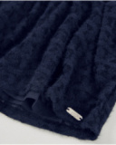 Robe bleu marine à manches longues en dentelle pour fille