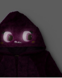 Pyjama fille en peluche fuchsia avec capuche amusante | tuc tuc