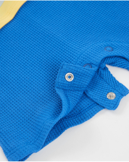 Grenouillère en tricot pour nouveau-né avec motif petite abeille