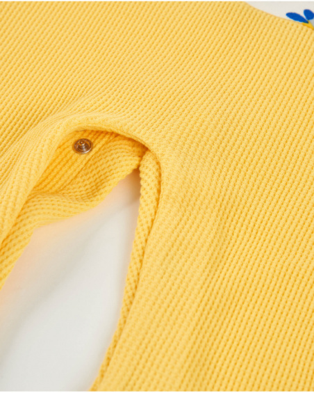 Grenouillère en tricot pour nouveau-né avec fermeture pression