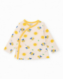 Ensemble tricot pour nouveau-né avec fermeture latérale