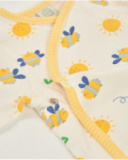 Ensemble tricot pour nouveau-né avec fermeture latérale