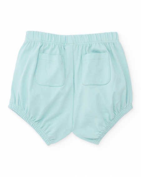 Ensemble en tricot pour nouveau-né avec imprimé palmiers