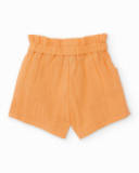 Ensemble pour nouveau-né en tissu tissé avec imprimé girafes