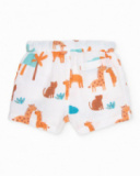 Ensemble en tricot pour nouveau-né avec imprimé lion