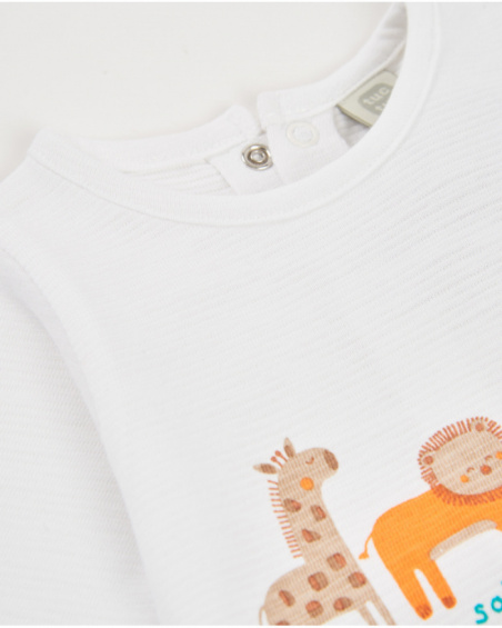 Grenouillère en tricot pour nouveau-né avec fermetures au dos