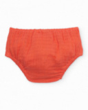 Robe nouveau-né en tissu avec motif petite fraise