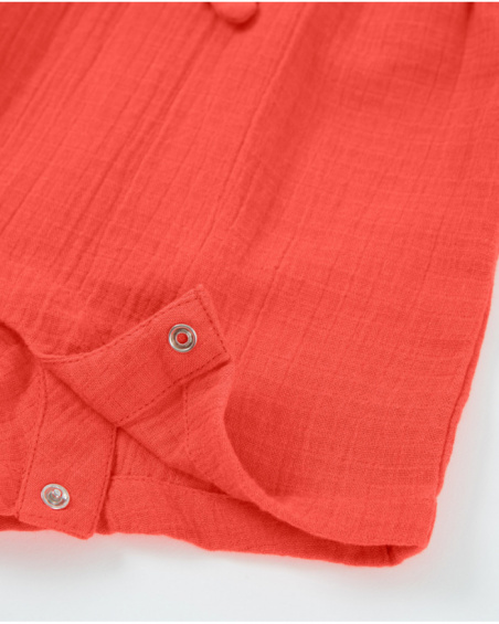 Ensemble en tricot pour nouveau-né avec poche fruit sur le devant