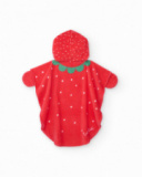 Serviette poncho en tricot pour nouveau-né avec capuche