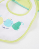 Lot de bavoirs en tricot pour nouveau-né avec imprimé fruits