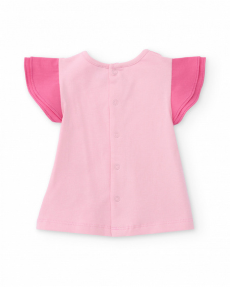 Ensemble en tricot pour nouveau-né avec visage souriant