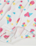 Grenouillère en tricot pour nouveau-né avec imprimé glaces