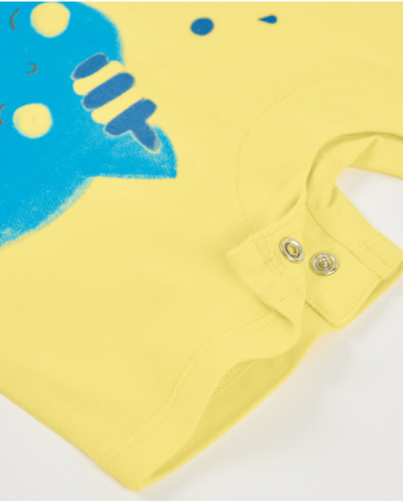 Grenouillère en tricot pour nouveau-né avec fermetures au dos