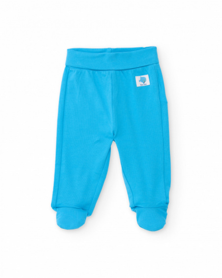 Ensemble en tricot pour nouveau-né avec imprimé poissons