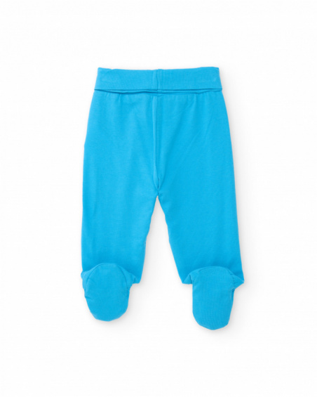 Ensemble en tricot pour nouveau-né avec imprimé poissons