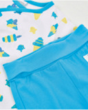 Ensemble en tricot pour nouveau-né avec imprimé poissons