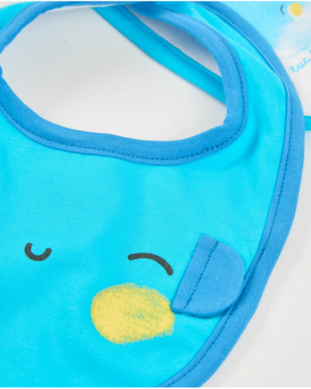 Lot de bavoirs en tricot pour nouveau-né avec fermeture au dos