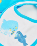 Lot de bavoirs en tricot pour nouveau-né avec fermeture au dos