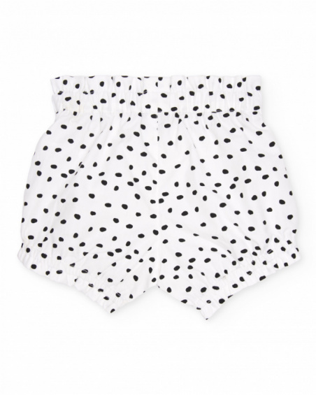 Ensemble en tricot pour nouveau-né avec imprimé taches