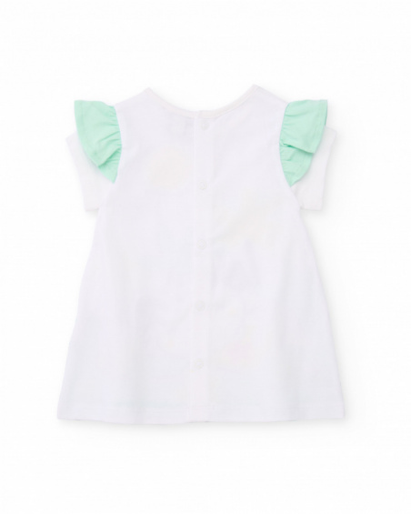 Robe en tricot pour nouveau-né avec imprimé petit chien