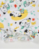 Grenouillère en tricot pour nouveau-né avec manches à volants