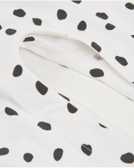 Grenouillère en tricot pour nouveau-né avec applications en relief