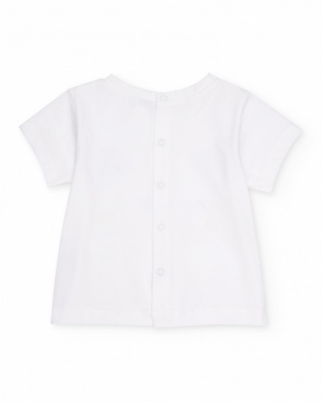 Ensemble en tricot pour nouveau-né avec motif petit chien