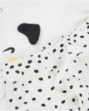 Ensemble en tricot pour nouveau-né avec motif petit chien