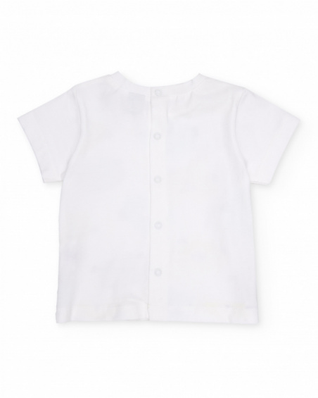 Ensemble en tricot pour nouveau-né à rayures