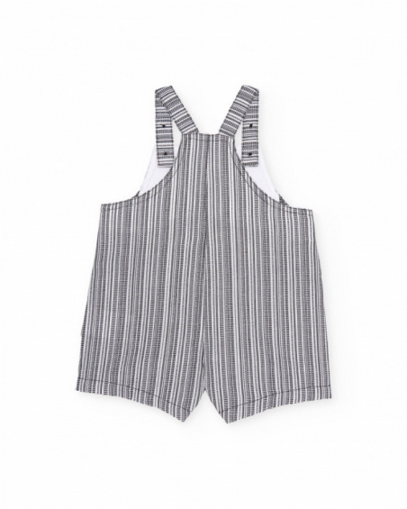 Ensemble en tricot pour nouveau-né à rayures