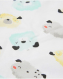 Ensemble en tricot pour nouveau-né à rayures