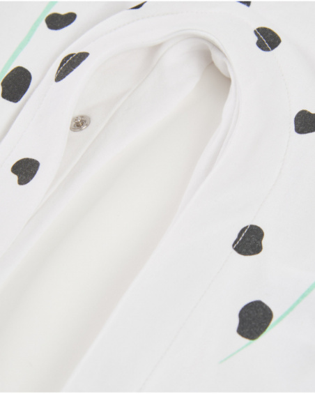 Grenouillère en tricot pour nouveau-né à manches longues