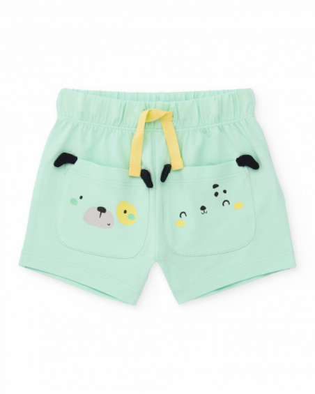 Ensemble en tricot pour nouveau-né avec poches sur le devant