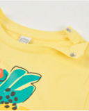 T-shirt fille en maille avec nœud décoratif